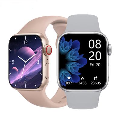 IWO Series 7 Kablosuz Şarjlı Akıllı Saat 2" DIY Yüz Kalp Atış Hızı Erkek Kadın Fitness Takipçisi Spor Akıllı Saat IOS Android Telefon İçin
