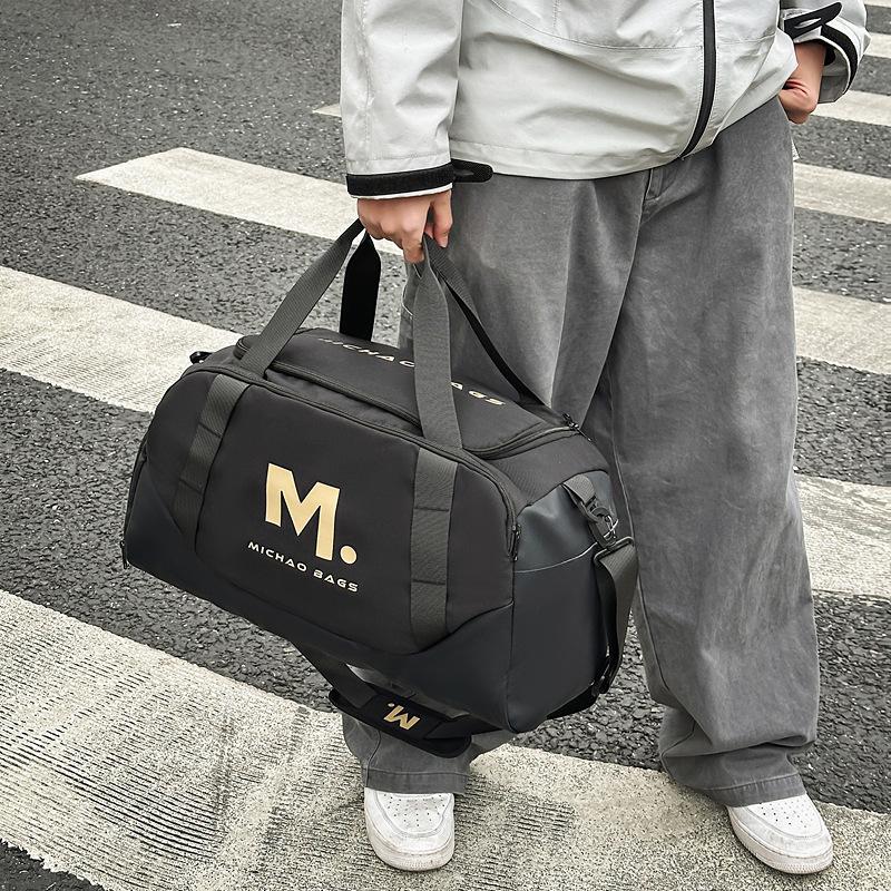 Men's and women's design yoga bag fashion sports dry and wet separation fitness bag simple commuting leisure portable travel bag