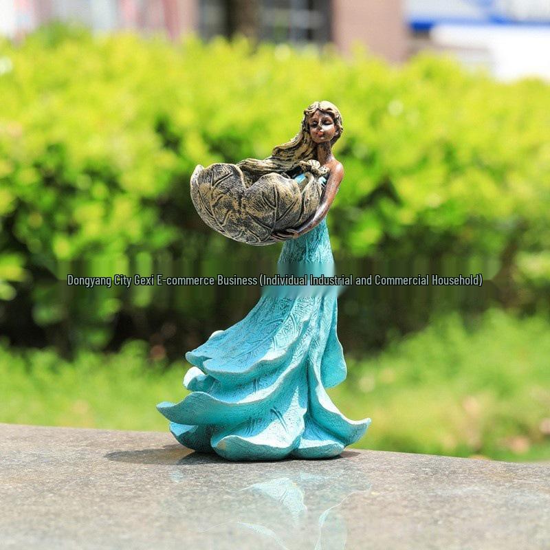 

New Goddess Resin Bird Feeder - Outdoor Garden Lawn Ornament