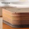 Chinese Style High-End Retro Leather Non-Slip Coaster for Water, Whiskey, and Tea Cups.