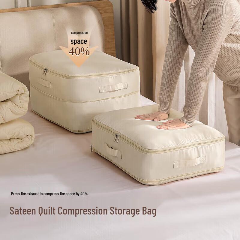 Compressible Quilt and Clothing Storage Bag