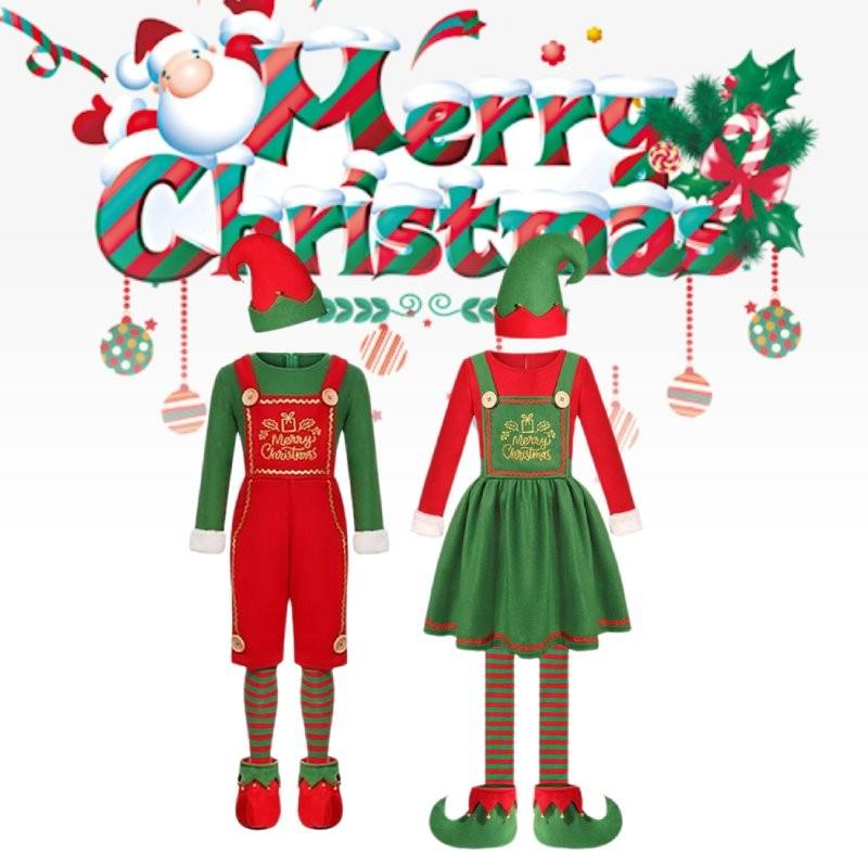 Costume Christmas Fancy Dress Adults Elf Outfits Role Playing Xmas Suits Cosplay