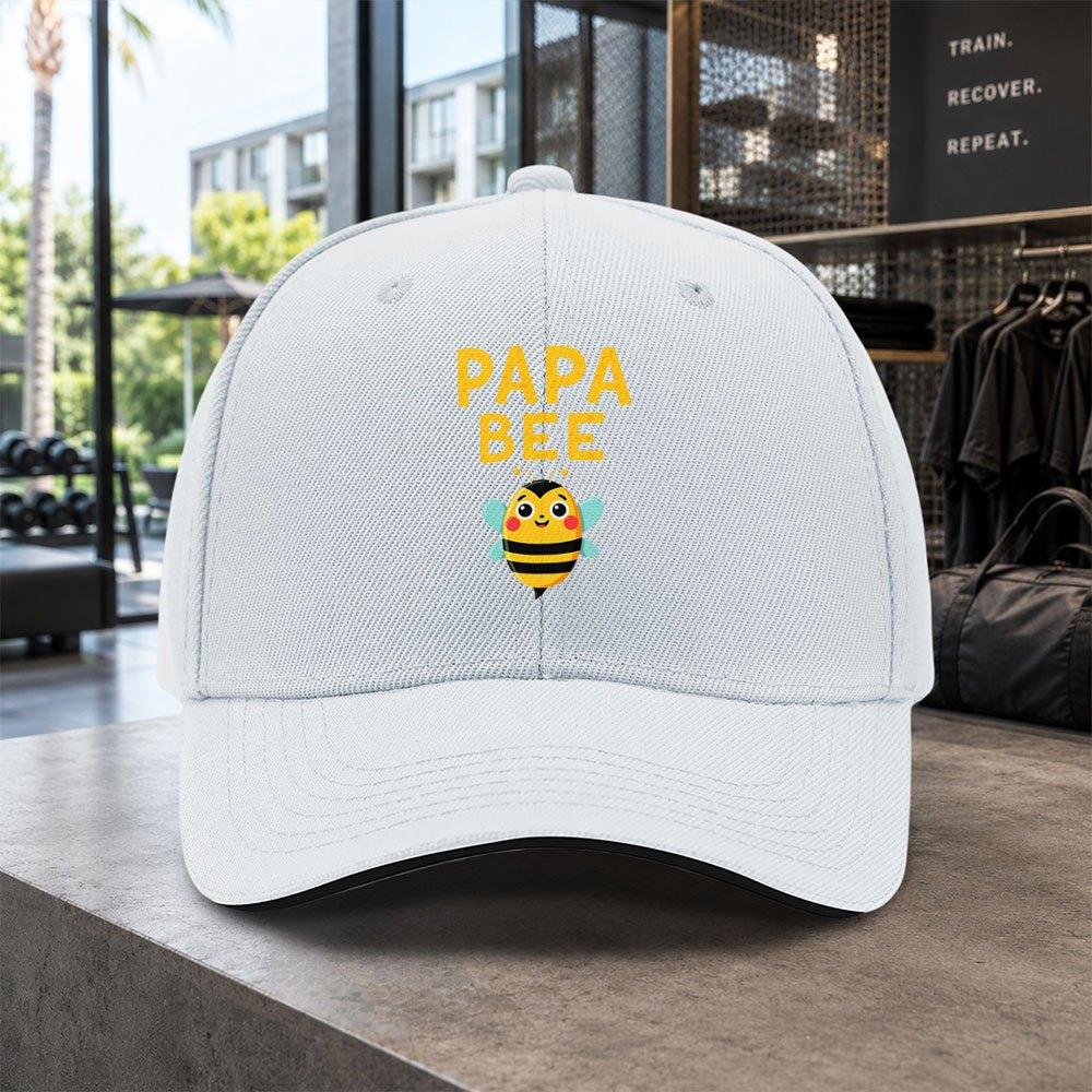 1pc Papa Bee Beethemed Baseball Cap For Adjustable Duckbill Hat With Bee Lightweight Suitable For Concerts Parties Birth