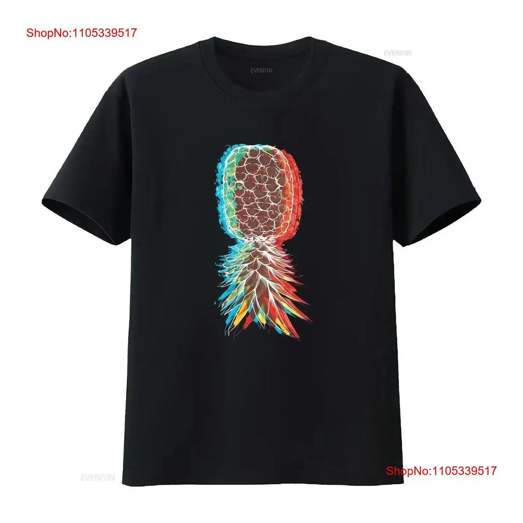 Upside Down Pineapple T Shirt Swingers LifeSwinger Vaporwave vintage Washed homme Casual design