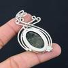 Natural Ocean Jasper Gemstone Jewelry 925 Sterling Silver Pendant For Girls