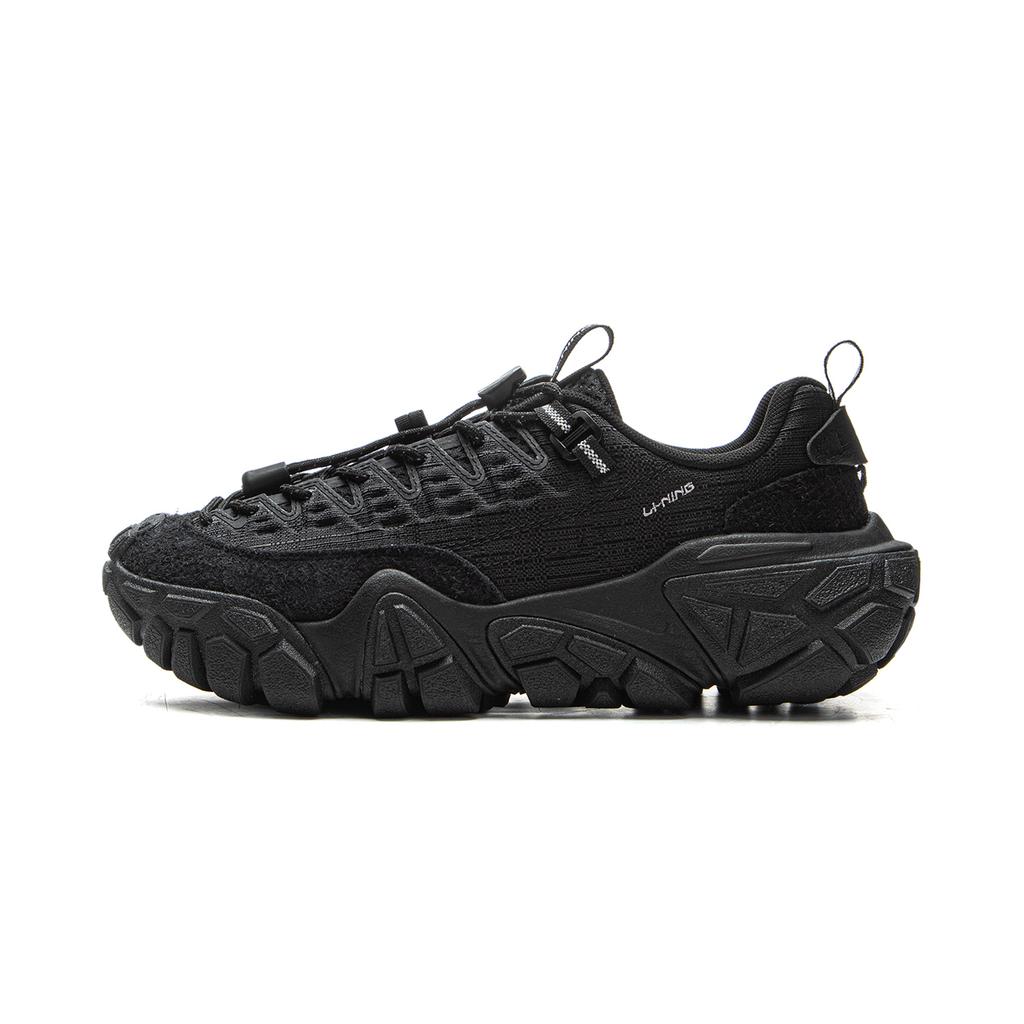 New LiNing Dunes Cushioning, Slip Resistant, Abrasion Resistant Support Low Top Casual Shoes Women's Black AGCV364-4