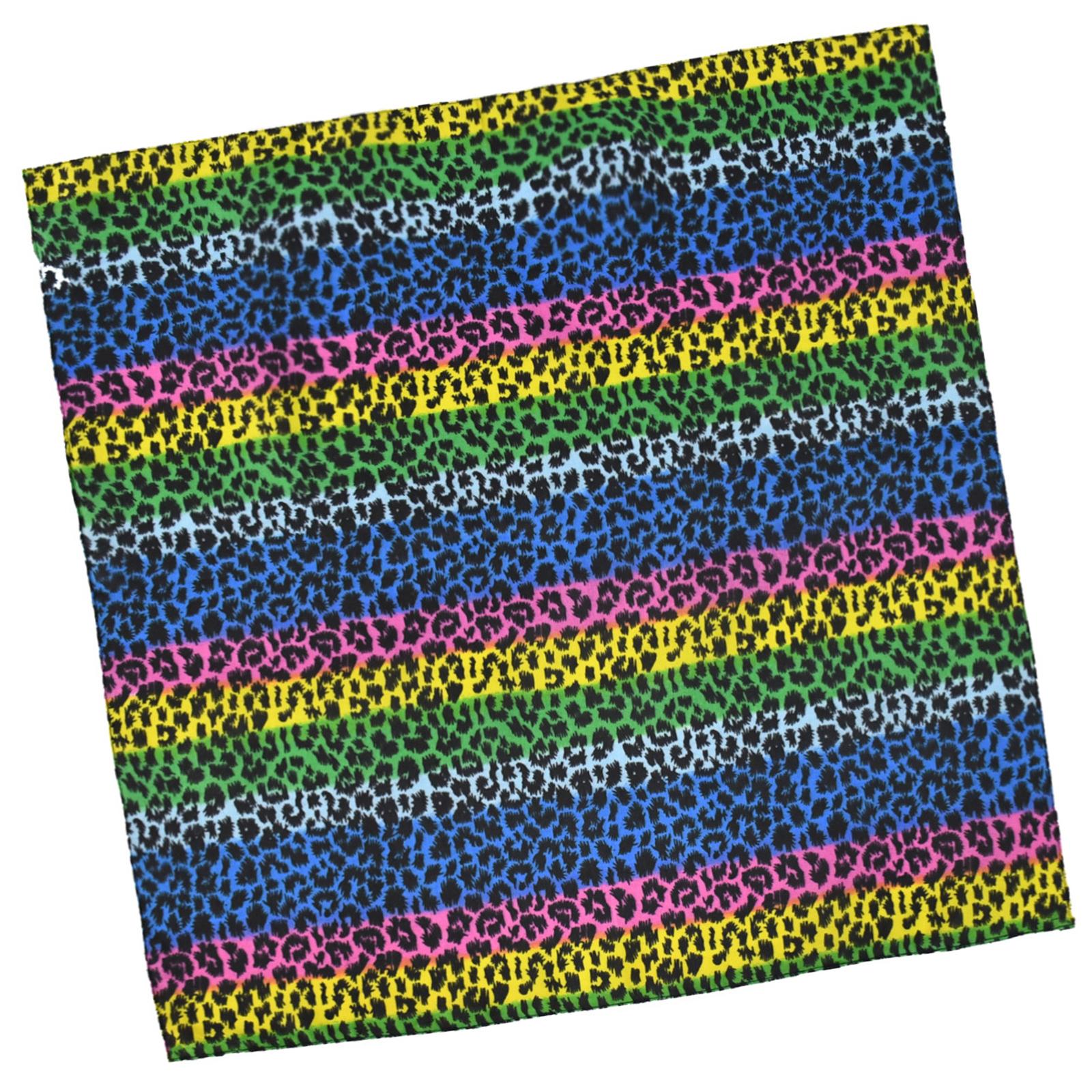 

Многоразовые банданы с леопардовым принтом для официального случая, цифровая печать, головной убор, для активного отдыха, велоспорта, пешего туризма, головная повязка A