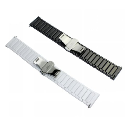 JUSUTEK New Popular Ceramic Watch Band, Quick Release, Ceramic Material, 20mm/22mm/24mm, Men's and Women's Watch Replacement Strap, Unisex Watch Strap