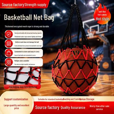Langlebige Nylon-Basketballnetz-Tasche - Verdickt, Sonnengeschützt für den Innen- und Außenbereich