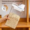 Airtight Food Storage Container Plastic Kitchen Organizer Bin with Pouring Spout And Measuring Cup Lid for Dry Food Rice Sugar Pet Food