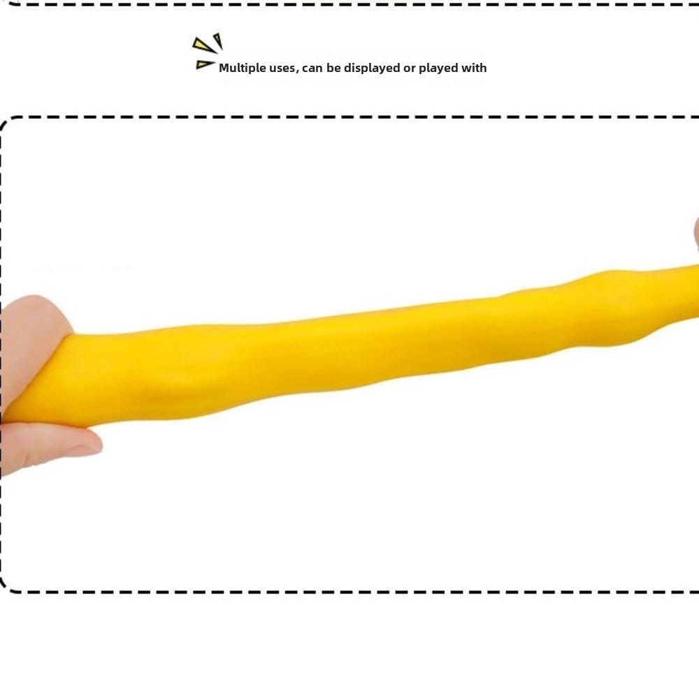 Giocattolo Banana Morbido Similpelle Rimbalzo Lento Sfera Antistress Novità Sensoriale Fidget Sollievo Ansia Spremere