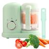 BabyCook 2 v 1 parní hrnec a mixér na dětskou stravu, kuchyňský robot, 4 funkce, zelený, 231x135x204mm