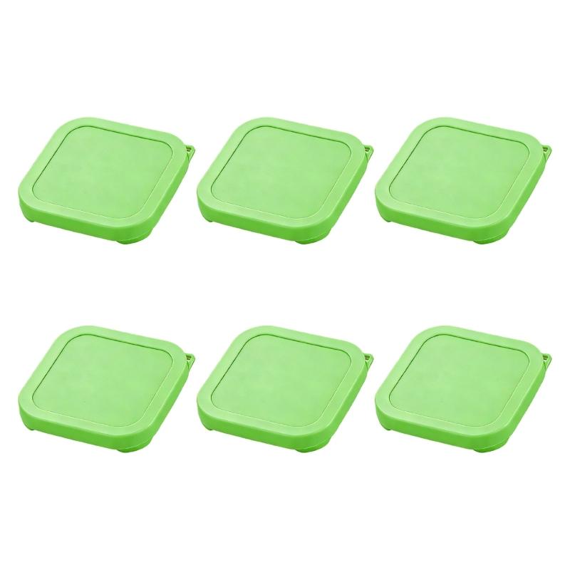 Food Grade Silicone Covers For Leftovers And Meal Preparation Replacement Lids for Square Glass Bowls Containers