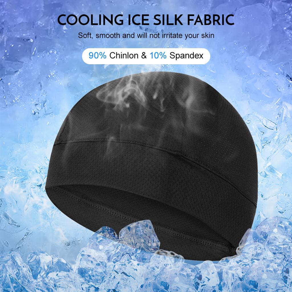 Cooling Cap Men Women Sweat Wicking Cycle Running Hat Helmet Liner
