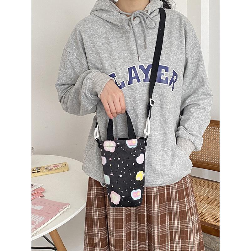 

Мультяшный чехол для термокружки осень-зима сумка для стакана с водой оригинальная иллюстрация с принтом сумка-кроссбоди для чайника