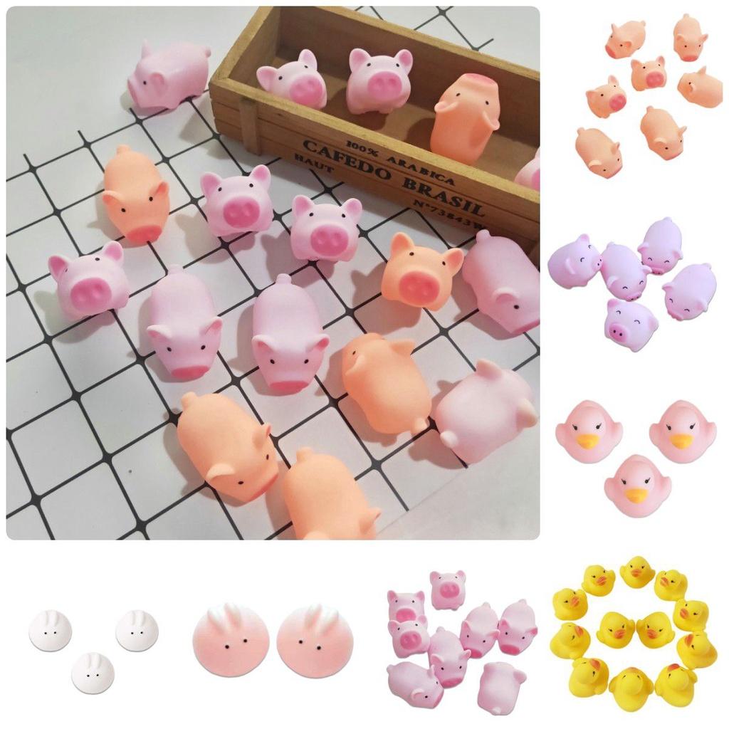 20pcs Adorable Squeeze Pink Pig Stress Relief Toys Perfect For Birthday Gifts