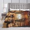 Supernatural TV Soft Warm Blanket  Decorative Plush Bedding Throws Aesthetic Couch Chair Flannel Bedspread Sofa Bed Cover