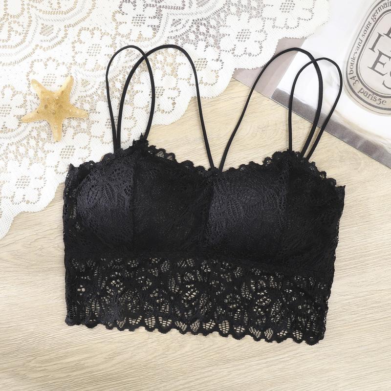 Fashion Solid Color Wrapped Chest Underwear Sexy Women Lace Bra Lady Strap Supply Four Season