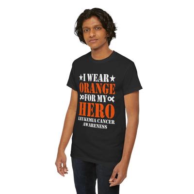 Superhelden Comic T-Shirt | Lustiges Helden Fan Shirt | Ich trage Orange für mein Shirt