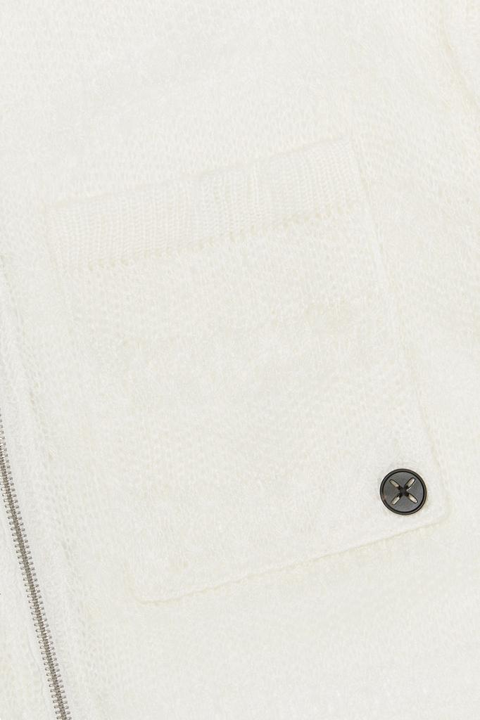 VIVASTUDIO Gardeners Knitted Half Shirt Jacket [Ivory]