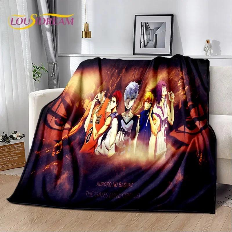 Animacinis Kuroko krepšinio anime pledas, minkštas apklotas namams, miegamajam, lovai, sofai, iškylai, kelionėms, biurui, vaikams