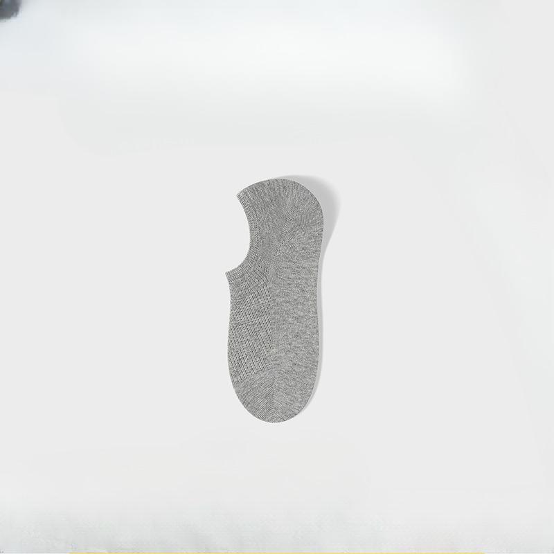 Short Socks - Pure Cotton Summer Lightweight Short Tube Socks with Breathable Mesh, Anti-slip and Invisible Design - Boat Socks
