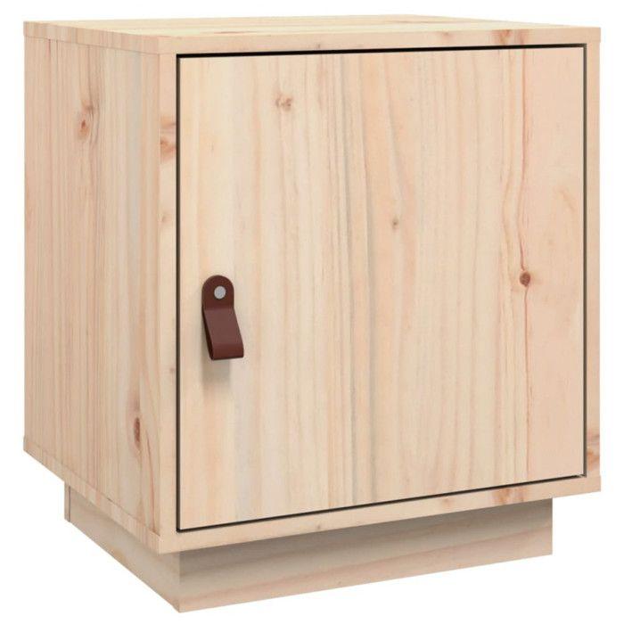 VidaXL Table de chevet 40x34x45 cm Bois de pin solide818275