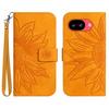 Wallet Case for Pixel - Leather/PU, Yellow, With Lanyard