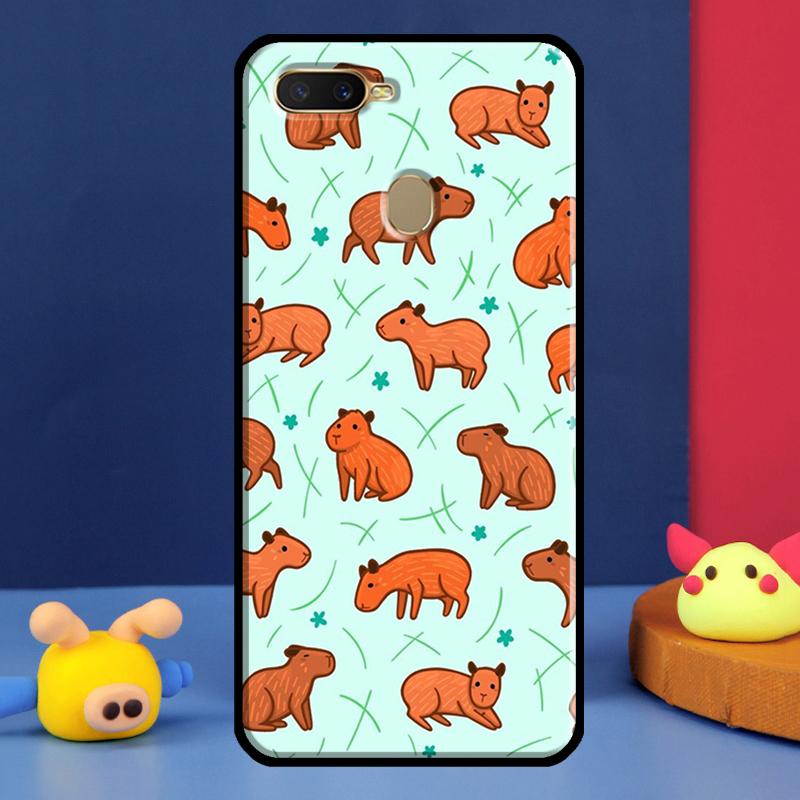 

Capybara lovely animal For Oppo A54 A57 S A78 A58 A98 A5 A9 A91 A15 A16 A17 A52 A72 A76 A96 A74 A94 A77 Phone Case OPPO A94 5G