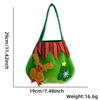 Festive Christmas Fabric Tote Bags With Adorable Santa Snowman And Styles Reindeer