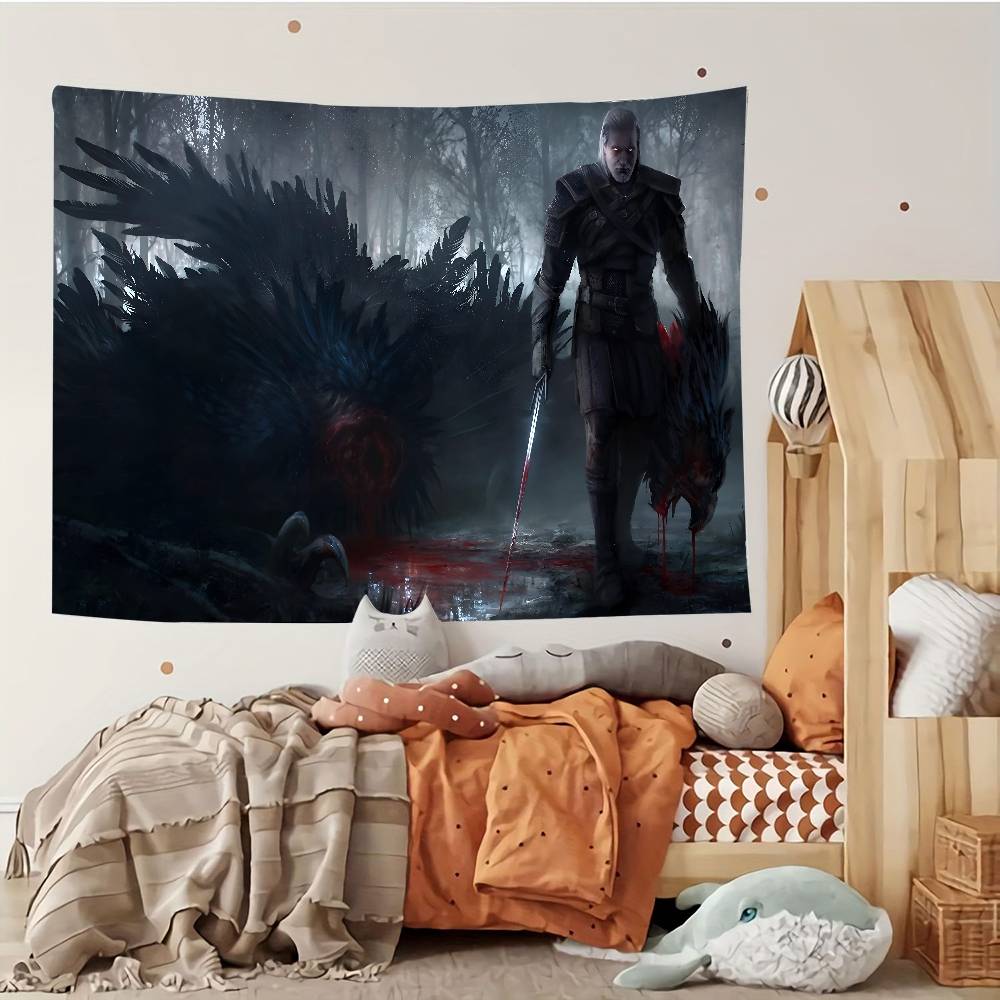Game HD T The Witcher Tapestry Customizable Tapestries Of Various Styleswall Hangings Celebrity Photo Printingwall Hangings