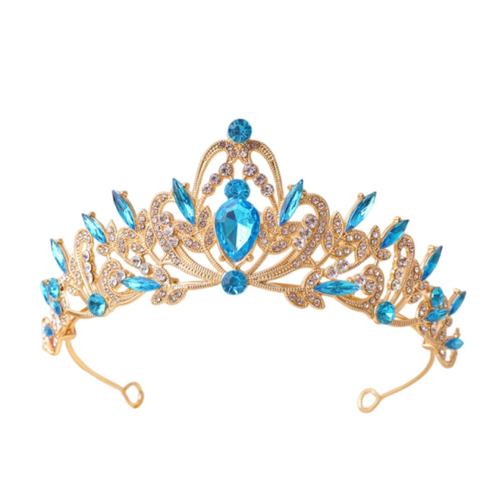 Crystal Queen Princess Crown Baroque Diadem Headwear Headband Bride Tiaras  Wedding Party