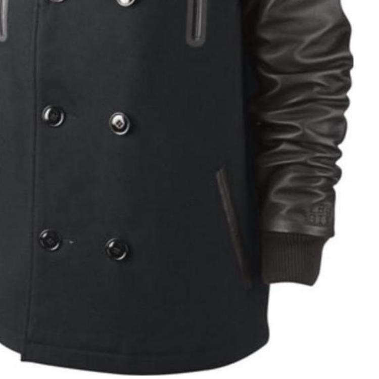 Nike Color Block Double Breasted Jacket Men Jackets Black 507703-010