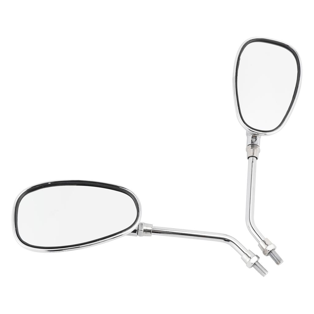 Pair Black M10 Rearview Mirrors For Yamaha V-Star XVS650 1998-2004 XVS1100 00-09