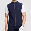 Fila Golf Knitted Vest Men Vests Tidal-Blue A11M425502FDB