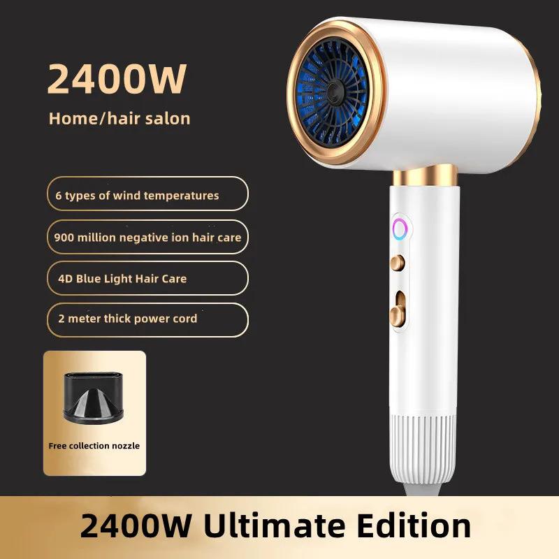 Household The Latest High-Speed Hair Dryer High-Power Blue Light Ion Home Hair Salon Hair Dryer Household Appliance EU