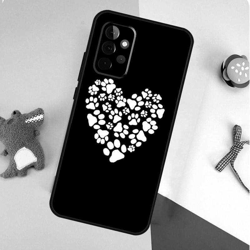 Dog Paw For Samsung Galaxy A05 A06 A16 A54 A34 A14 A55 A35 A15 A53 A33 A13 A22 A32 A52 Phone Case