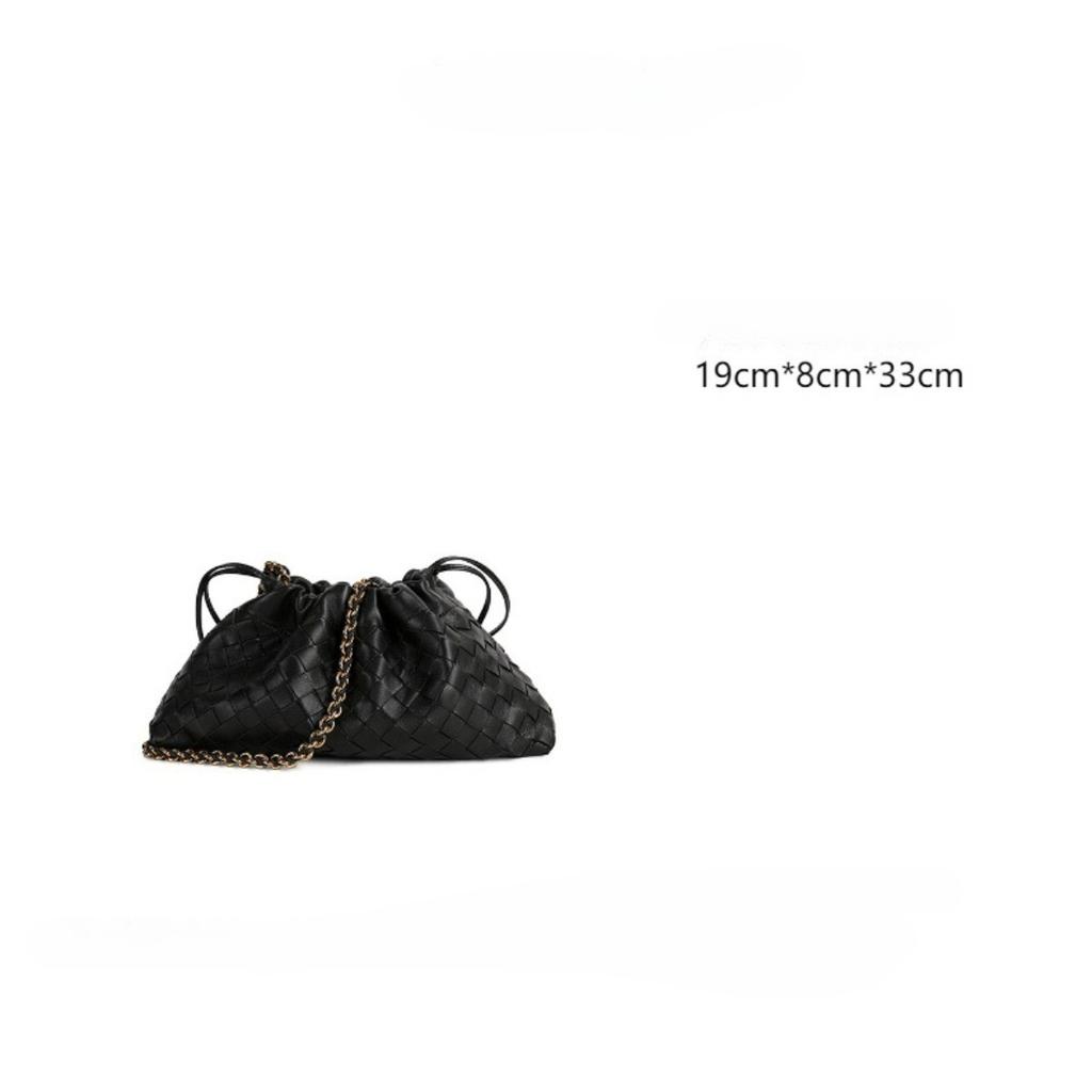 Autumn and winter new Dustbag cloud woven bag large capacity chain shoulder armpit bag small fragrant fashion women's bag