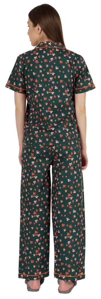 Inkmeso Women  s Classic Short Sleeve Shirt and Pajama Pants Loungewear 2 Pc PJ Sleep