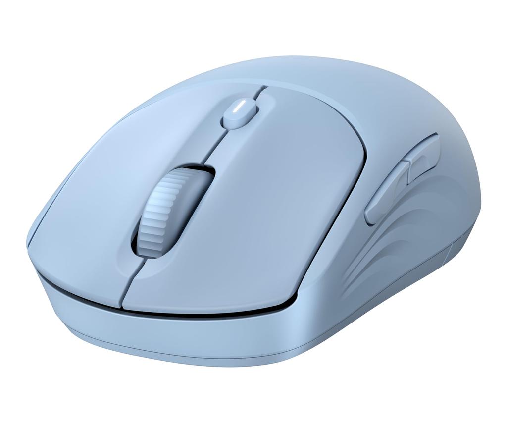 HP 400 Silent Wireless Mouse Bluetooth USB Dongle Sensor up to 6000 Silicone Battery Life up to 24 Ambidextrous Design Blue 2.4GHz Connection,