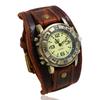 Cowhide Strap Leather Strap Watch Black Brown Watch Bracelet Fashion Cowhide Bracelet Watch  Casual