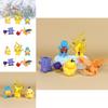Adorable Pokmon Pikachu Bulbasaur Squirtle Psyduck Pvc Figurine Set 10cm Collectible Toys