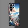 Japanese Landscape Cool Matte Case For Samsung Galaxy S24 S22 S23 S20 S21 FE S10 Plus Capa Note 20 Ultra 10 Lite Phone Fundas