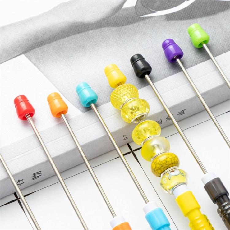 6Pcs Beadable Drawing Automatic Pencil Beadable Mechanical Pencils 0.5mm Mechanical Automatic Pencil For Adult Kid