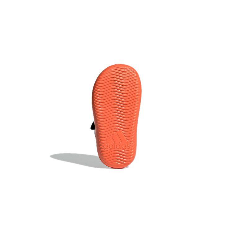Adidas Water Sandal Ct I Non-Slip Shock Absorbing Low Top Sandals Baby Sandals Black Orange GX2479