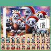 Christmas Countdown Blind Box With Panda Hanging Decor For Holiday Gift Giving