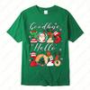 Goodbye 2025 Hello 2026 Tees Happy New Years Eve Christmas Xmas Gift Trendy Unisex Cotton TShirt Festive Party Celebration Top