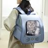 Cat Backpack Carrier Breathable Cat Carrier Space Bubble for Small Cats Dogs Foldable Pet Carrier Bag for Travel Hiking Walking Camping