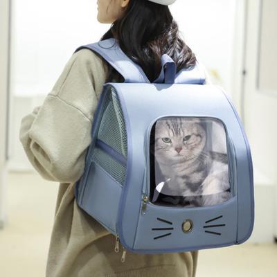 Cat Backpack Carrier Breathable Cat Carrier Space Bubble for Small Cats Dogs Foldable Pet Carrier Bag for Travel Hiking Walking Camping