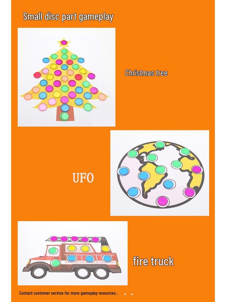 Magnetic Color-Matching Discs for Scientific Experiments and Teaching